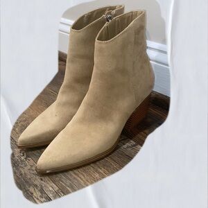 Indigo Tan Ankle Boots for Women